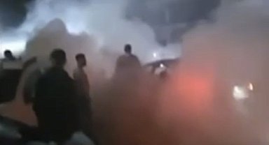 Samsun'da drift atarak lastik yakan sürücüye 11 bin 122 TL ceza