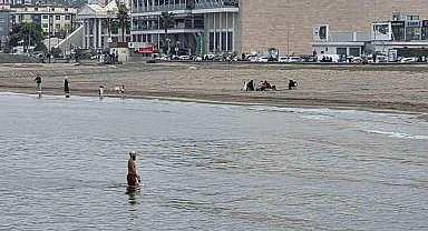 Samsun'da sonbaharda deniz keyfi