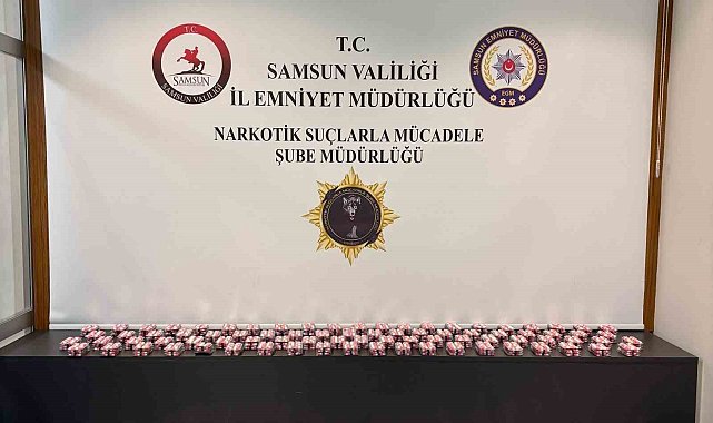 Samsun'da uyuşturucu operasyonu: 6 bin 170 sentetik ecza ele geçirildi