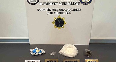 Samsun'un 4 ilçede eş zamanlı uyuşturucu operasyonu: 9 gözaltı