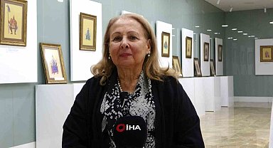 Sanatçı Ruhsar Özer, 53 minyatür eserini Kütahya'da sergiledi