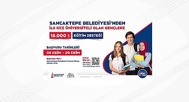 Sancaktepe Belediyesi'nden üniversite öğrencilerine eğitim desteği