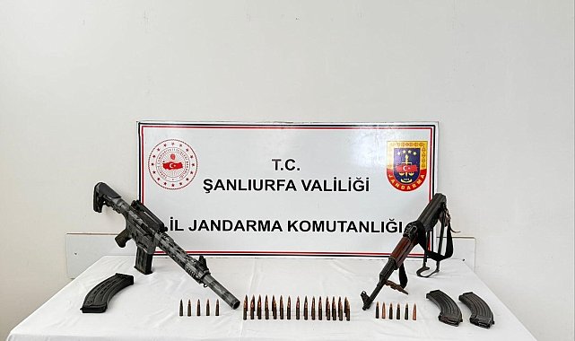 Şanlıurfa'da 13 ruhsatsız silah ile mühimmat ele geçirildi