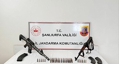 Şanlıurfa'da 13 ruhsatsız silah ile mühimmat ele geçirildi