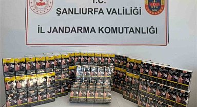Şanlıurfa'da bin 496 paket gümrük kaçağı sigara ele geçirildi
