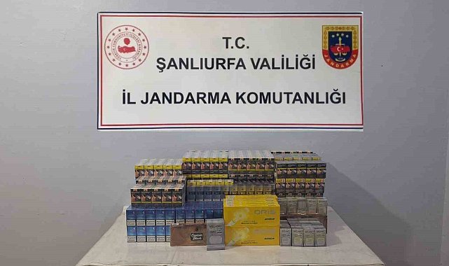 Şanlıurfa'da gümrük kaçağı 2 bin 370 paket sigara ele geçirildi