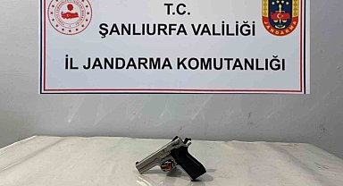 Şanlıurfa'da ruhsatsız silah ele geçirildi
