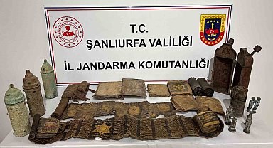 Şanlıurfa'da tarihi eser operasyonu: 2 gözaltı