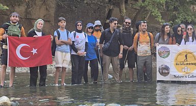 Şanlıurfa'dan 50 doğasever, Batman'da Zore Kanyonu'nda