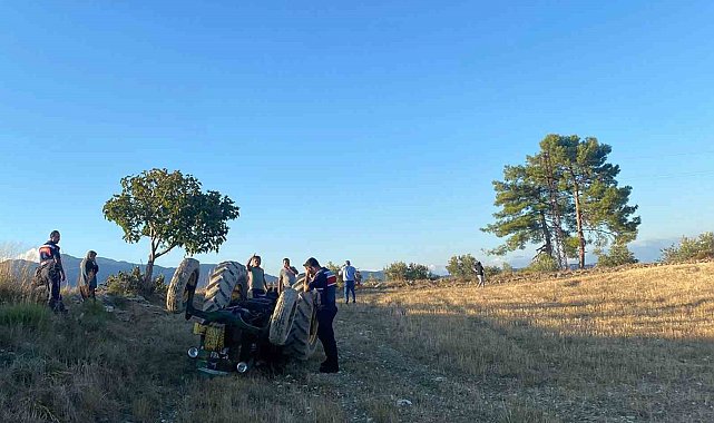 Seydikemer'de traktör kazası: 1 ölü