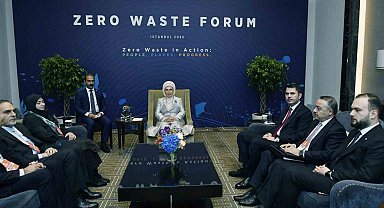 Sıfır Atık Forumu'nda Emine Erdoğan'dan önemli görüşmeler