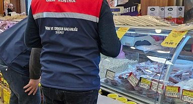 Siirt'te gıda denetiminde 24 işletmeye 3,5 milyon lira ceza
