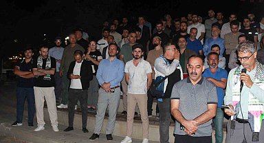 Siirt'te vatandaşlar Sumud filosuna destek için meydanlara indi