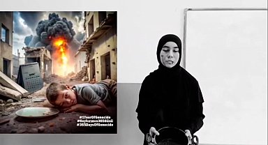 Sındırgı'da öğrencilerden anlamlı Gazze mesajı