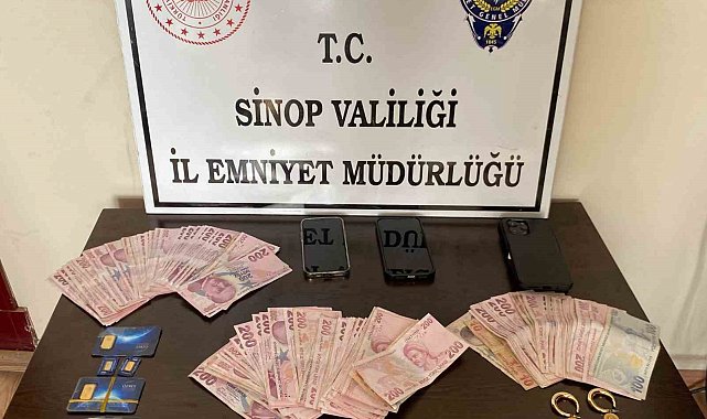 Sinop'ta sahte altın dolandırıcıları yakalandı
