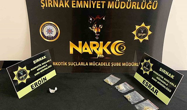 Şırnak'ta asayiş, kaçakçılık ve narkotik operasyonu: 4 tutuklama
