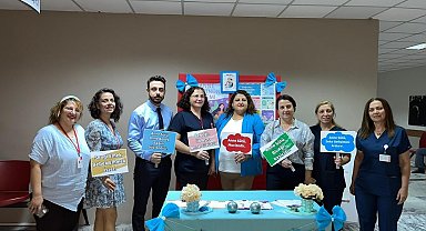 Söke Fehime Faik Kocagöz Devlet Hastanesi'nde Emzirme Haftası etkinliği