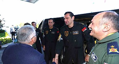 SOLOTÜRK'ten Başkan Büyükkılıç'a ziyaret