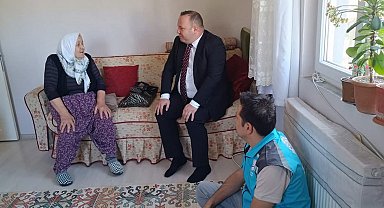 Şuhut'ta Dünya Yaşlılar Günü'nde anlamlı ziyaret