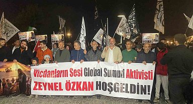 Sumud Filosu'nda bulunan aktivist Zeynel Abidin Özkan: "Gazze'ye yaklaşabildiğimiz en son noktaya kadar da yaklaştık"