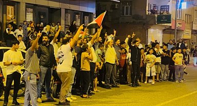 Suriye sınırında Sumud Filosu'na destek konvoyu