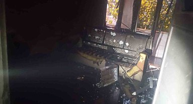 Susurluk'ta ev yangını: 1 kişi dumandan etkilendi