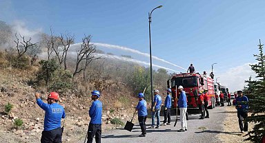 Talas Belediyesi'nden Ali Dağı'na "alev kalkanı"