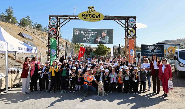 Talas'ta Dünya Hayvanları Koruma Günü renkli etkinliklerle kutlandı