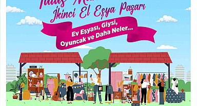 Talas'ta "Maharetli Eller"e yeni soluk: ikinci el eşya pazarı başlıyor