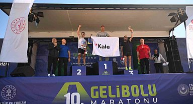 Tarihi Alan'da düzenlenen Uluslararası Gelibolu Maratonu sona erdi