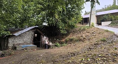 Tarihi değirmendeki yangını imam söndürdü