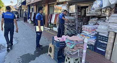 Tarsus'ta kaldırım işgaline izin verilmiyor