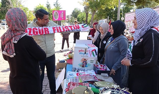 Tavşanlı'da giysi satışlarından elde edilen gelir Gazze'deki çocuklara umut olacak