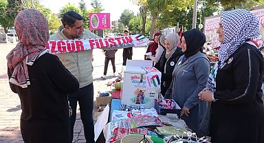 Tavşanlı'da giysi satışlarından elde edilen gelir Gazze'deki çocuklara umut olacak