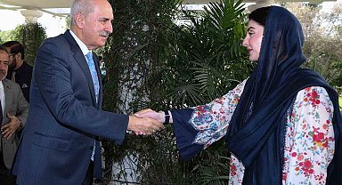 TBMM Başkanı Kurtulmuş, Pencap Eyaleti Başbakanı Şerif ile görüştü