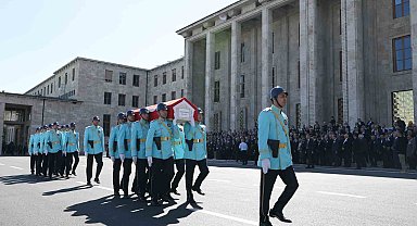 TBMM'de Ökkeş Şendiller için tören düzenlendi