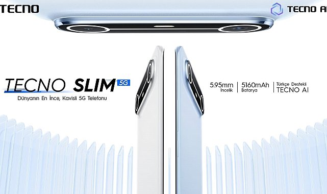 TECNO'nun ince ve kavisli ekranlı 5G telefonu Türkiye'de satışta