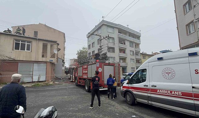 Tekirdağ'da baca yangını korkuttu