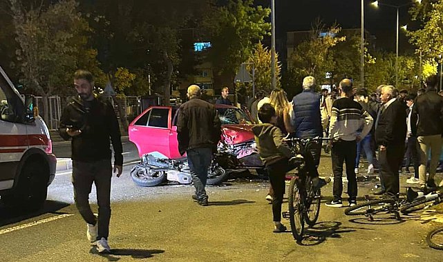Tekirdağ'da motosiklet kazası