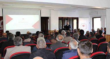 Tercan'da muhtarlara yönelik toplantı düzenlendi