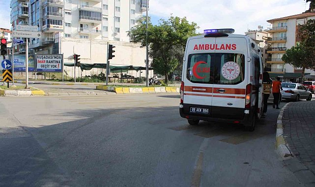 Ticari araç ile motosiklet çarpıştı: 1 yaralı