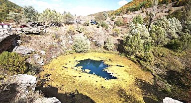 Timsah gözü hazan güzelliğiyle büyülüyor