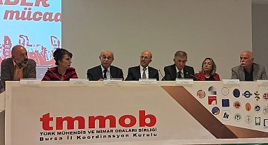 TMMOB Bursa: Bilimin ve dayanışmanın ışığını büyütmeye devam edeceğiz