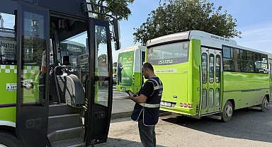 Toplu taşımada 120 araca sıkı denetim
