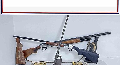 Torna atölyesinde silah tamiri ve satışı yapan şahıs operasyon sonucu yakalandı