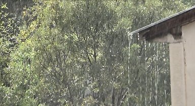 Tunceli'de sağanak yağış etkili oldu