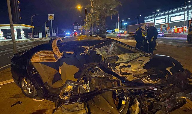 Turgutlu'da feci kaza: 1 ölü, 3 yaralı