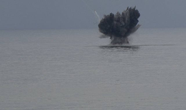 Ukrayna'ya ait insansız deniz aracı Yoroz Limanı açıklarında patlatılarak imha edildi