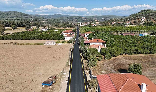 Ula Şirinköy-Çıtlık'ta yol çalışmaları tamamlandı