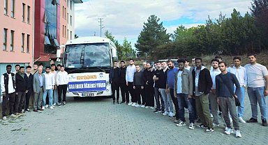 Üniversite öğrencileri Kastamonu'yu gezdi